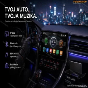1 DIN Auto Multimedija 9 Inca – MP5 Player sa Bluetooth i LCD Ekranom