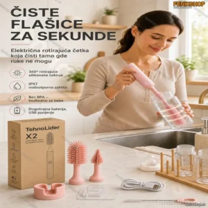 2 u 1 Bežična Četka Za Flašice