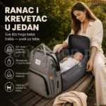 2u1 Ranac krevetac za mame i bebe Rasprodaja