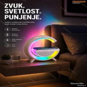 3 u 1 Lampa, Bluetooth zvučnik i bežični punjač