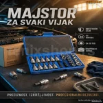 34-Delni Komplet Toreks Ključeva – Muški, Ženski i Bit Toreksi sa Adapterom