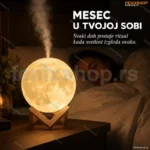 3D Mesec Lampa Aroma Difuzer sa Aromaterapijom 880ml