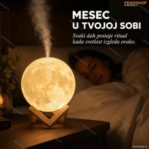 3D Mesec Lampa Aroma Difuzer sa Aromaterapijom 880ml