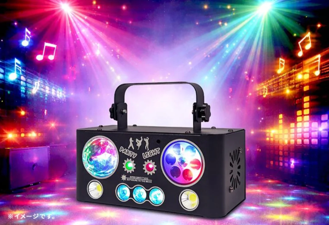 5u1 DMX laserski svetlosni efekat sa kaleidoskopom WY2385 svetlosni efekat 5u1 - prednja strana