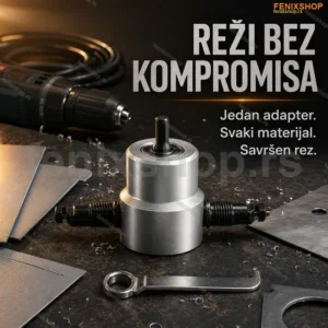 Adapter sekač za lim — nastavak za bušilicu i šrafilicu