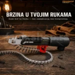 Adapter za bušilicu sa lancem za uvrtanje šrafova