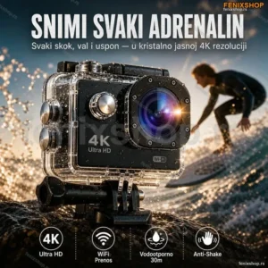 Akciona sportska KAMERA ULTRA HD 4K WiFi