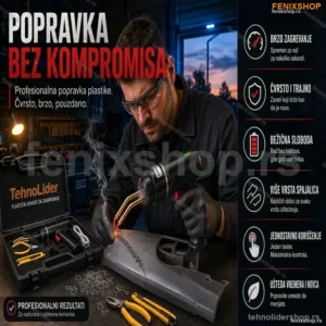 Aku Lemilica Pištolj za Varenje Plastike – Bežična, USB Punjenje
