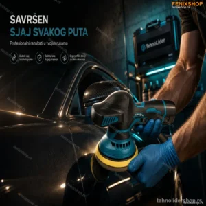 Aku Polirka za Auto 12V sa Potenciometrom – 6 Brzina, 2500–5000 RPM