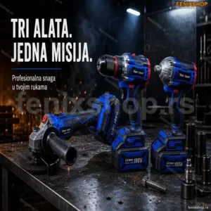 Aku set 3u1 Aku Brusilica+Aku odvijac+Aku srafilica TitanPower