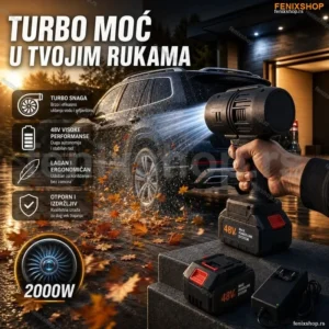 Aku Turbo Fen 2000W + DVE Baterije