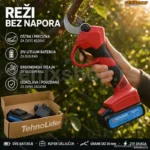 Akumulatorske makaze za orezivanje voca 21v + dve baterije