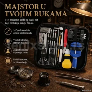Alat za popravku satova veliki profi set