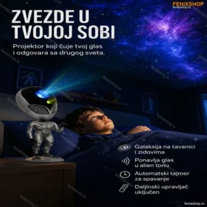 Alien Lampa zvezdano nebo koji ponavlja reci
