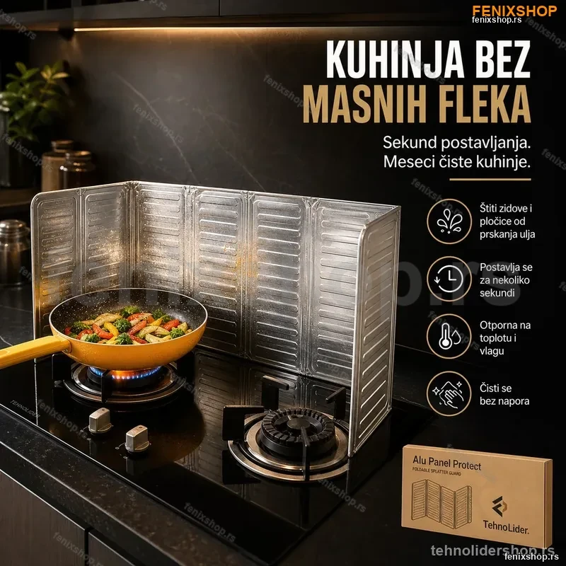 Alu Panel Protect – Zaštita od Prskanja Ulja za Šporet 84×32,5 cm Alu Panel Protect – Zaštita od Prskanja Ulja za Šporet 84×32,5 cm