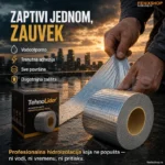 Aluminijumska Butil Traka za Hidroizolaciju – Supersnažna Lepljiva Traka