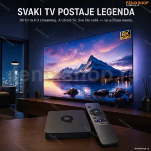 Android 14 Smart TV Box 8K – Allwinner H313, 64GB, Ultra HD streaming