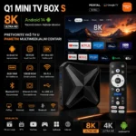 Android 14 TV Box Q1 Mini – 8K Ultra HD Smart Box