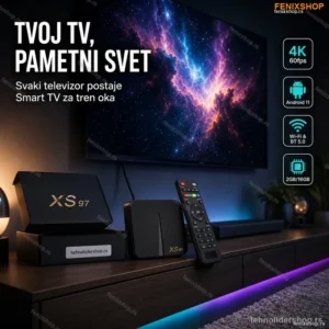 Android TV Box XS97 4K – 2GB/16GB, Android 11, Amlogic S905V2