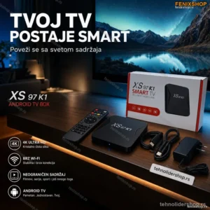 Android TV Box XS97-K1 4K – Smart Multimedia Uređaj 2GB/16GB