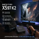 Android TV Box XS97 K2 – 4K HDR Streaming, 2GB RAM, Android 10