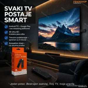 Android TV Stick XS97 S3 – Pretvori Svaki TV u Smart TV