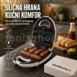 Aparat za Hot Dog – Kućni Uređaj za 6 Hot Dogova, 900W