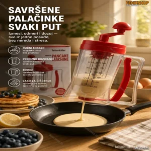 Aparat za Palačinke sa Mikserom i Preciznim Dozerom 800ml