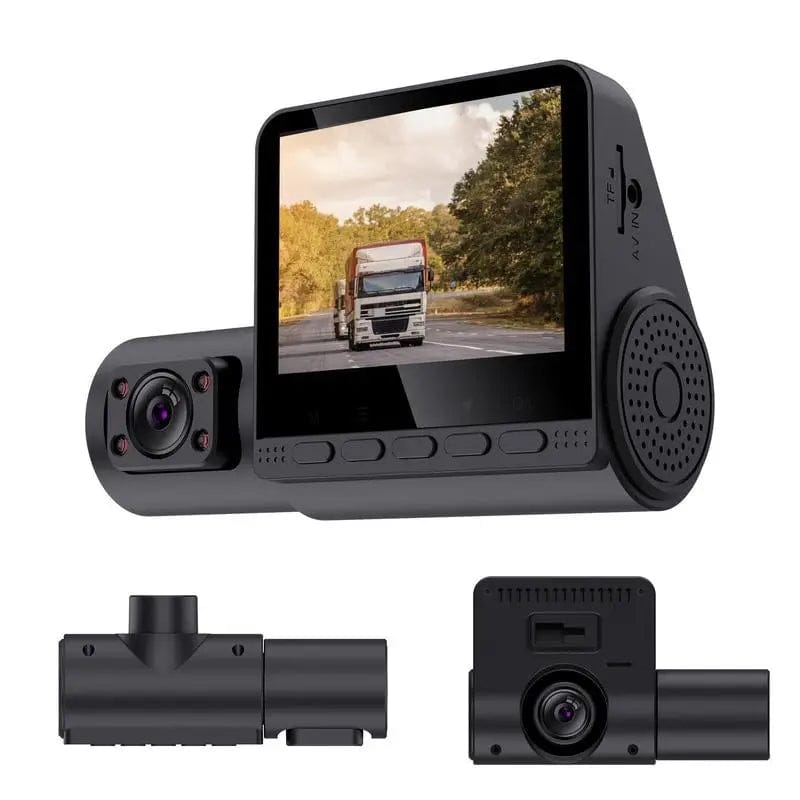 Auto kamera sa 3 kamere DVR za auto 3u1 auto kamera DVR - prednja strana