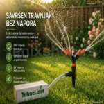 Automatska Rotirajuća Prskalica 360° za Travnjak i Baštu – ABS