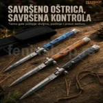 Automatski preklopni stiletto nož — najveći model 33 cm