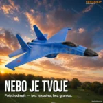 Avion na daljinsko upravljanje SU-27 Foam Fighter – RC avion od pene za početnike