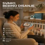 Baby Monitor sa Kamerom, TUYA Aplikacijom i HD Noćnim Vidom
