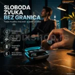 Bežične Bluetooth slušalice M10 sa kućištem i mikrofonom