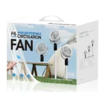 Bežični cirkulacioni ventilator F5 sa LED osvetljenjem