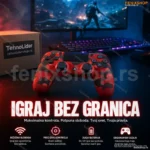 Bežični Džojstik za PS4 DoubleShock 4 – Maskirni Crveni