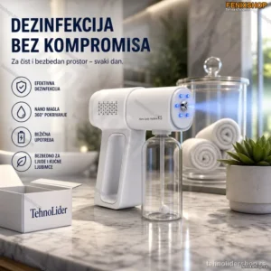 Bežični Nano Parni Pištolj za Dezinfekciju – USB Punjenje