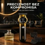 Bežični trimer za bradu i kosu VGR V-989 sa OLED ekranom
