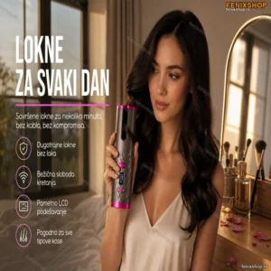 Bežični uvijač za kosu CurlQueen