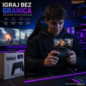 Bluetooth Gaming Kontroler za Android, iPhone i PC – 9-Osni Senzor Pokreta