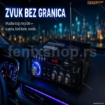 Bluetooth Pojačalo za Auto BT-298A – 12V/220V, USB, SD, MP3