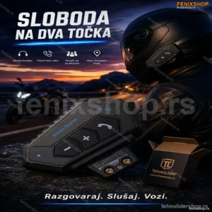 Bluetooth Slušalice za Motor – Handsfree Komunikacija i Muzika u Vožnji