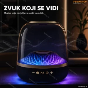 Bluetooth zvučnik sa LED osvetljenjem LP90 — prenosiv, snažan bas, do 10m dometa