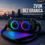 Bluetooth Zvučnik XTRMM LED 4 – 10W, FM Radio, USB i Micro SD