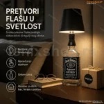 BottleHalo – Bežična LED Lampa od Flaše za Jedinstven Enterijer