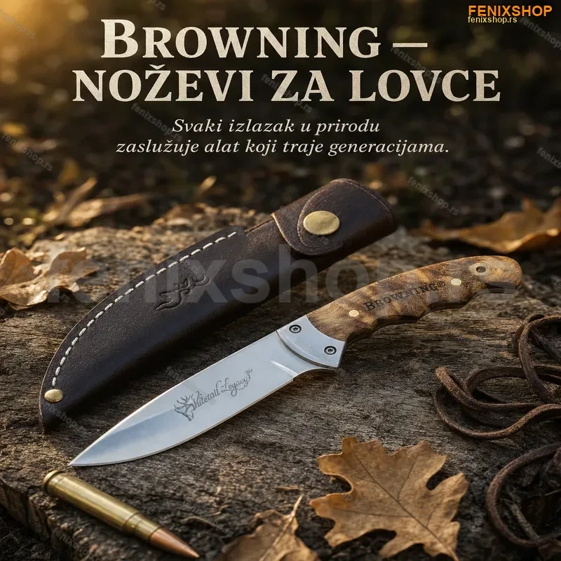 browning-lovacki-noz-sa-koznom-futrolom-i-drvenim-koricama-fenixshop Browning lovački nož sa kožnom futrolom i drvenim koricama