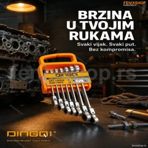Brzi Ključevi Set 7 Komada sa Krckalicama 8–19 mm – DINGQI