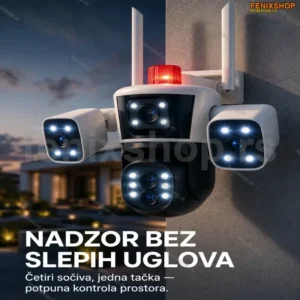 Bullet kamera 4K sa 4 sočiva i 25MP rezolucijom
