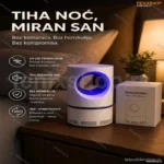 BuzzOff UV LED Lampa za Komarce – Tiha Zaštita bez Hemikalija
