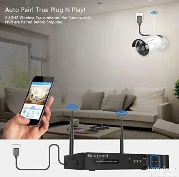 CCTV Wi-Fi 8 kamera set Wi-Fi kamera set - u upotrebi